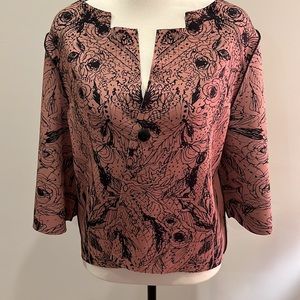 Anima Pop Neoprene Laser Cut Reversible Jacket Made in Italy OS Medium